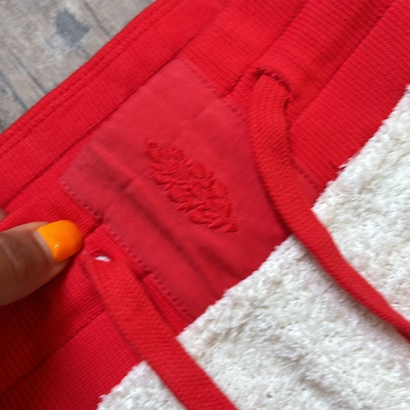 Free People Cream/Red Cuddle Up Pants - Picture 3 of 9